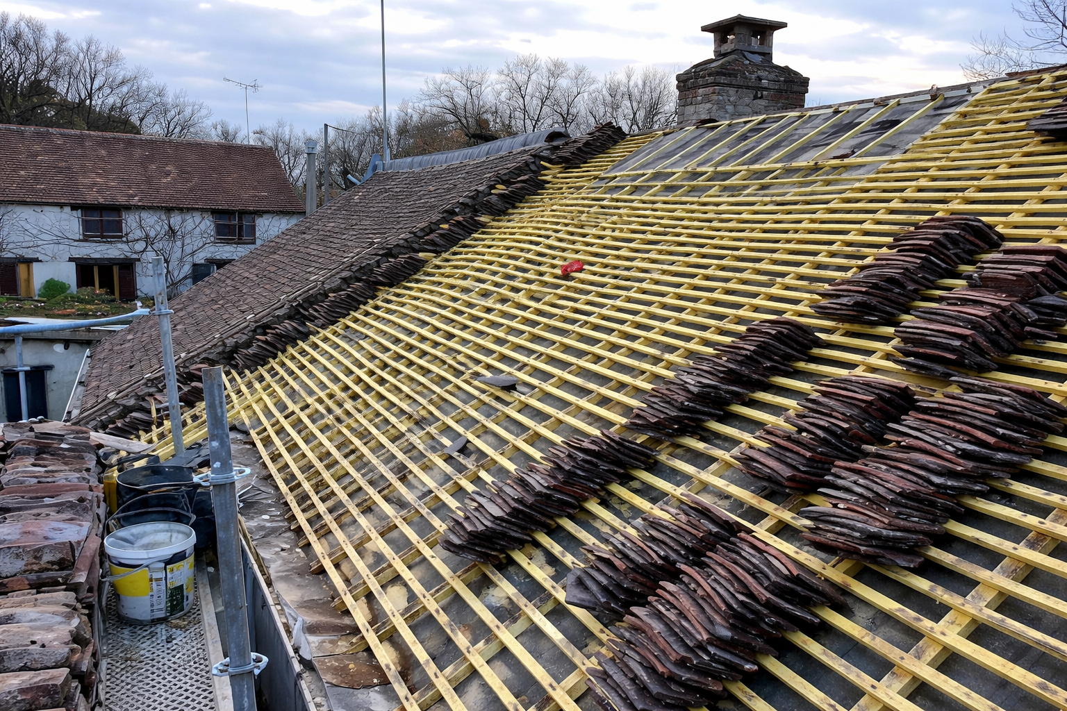 Rénovation de toiture et zinguerie près de Nemours
