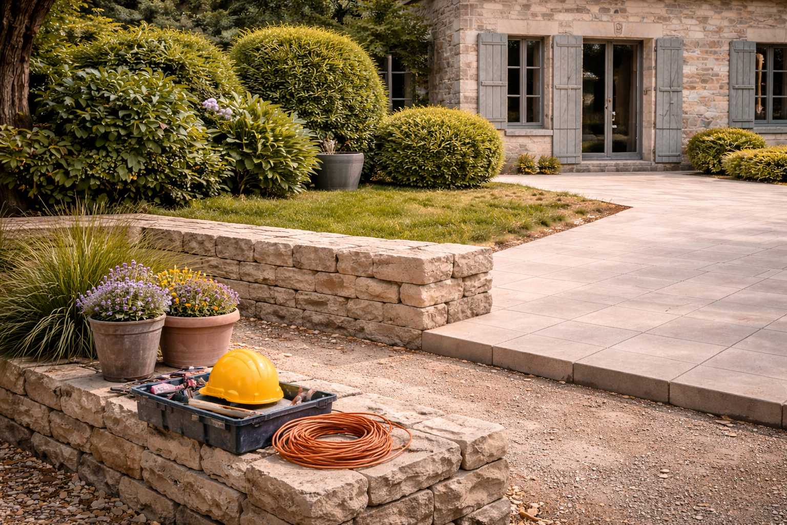 Maison en pierre rénovée par MJ Rénovation à Nanteau-sur-Lunain