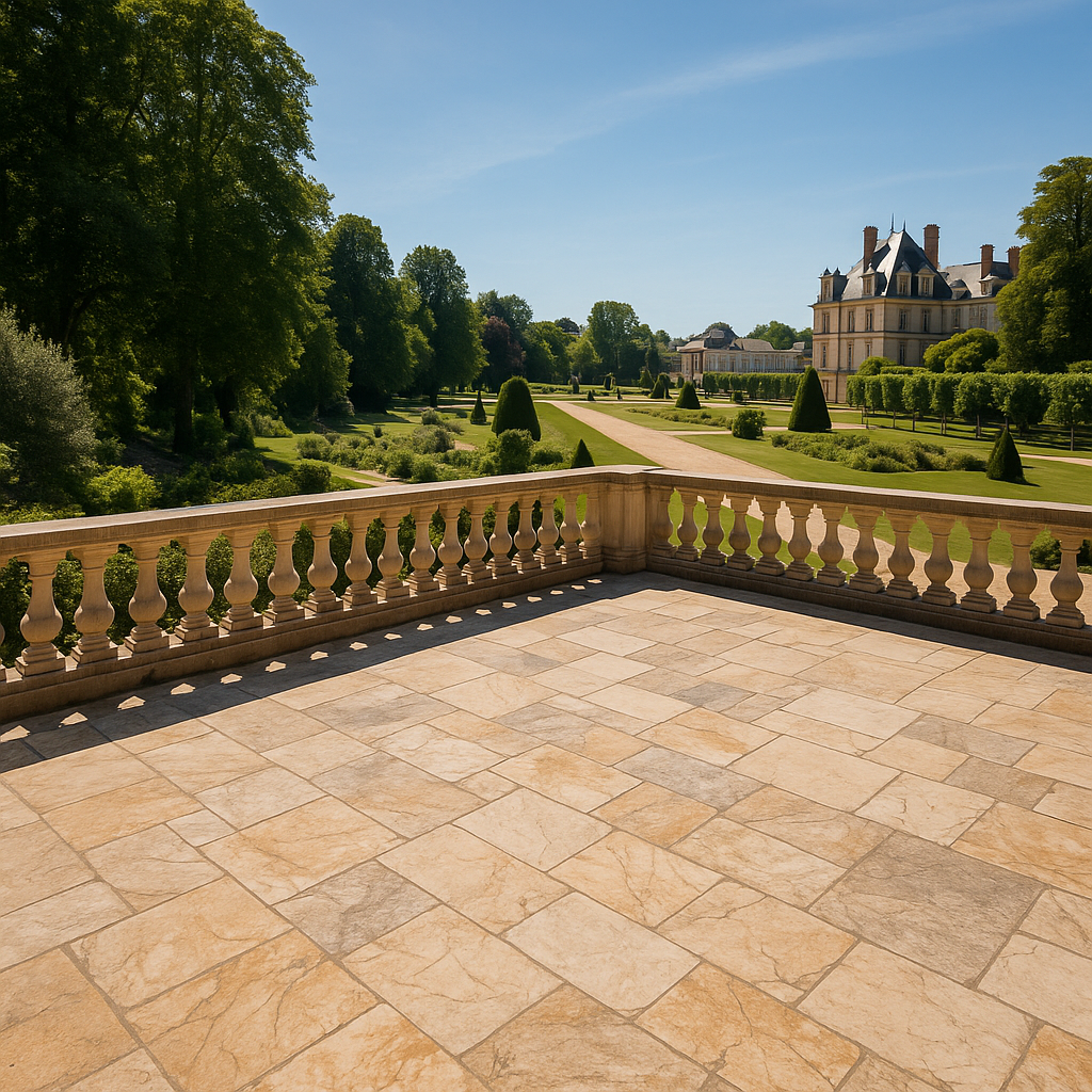 Comment choisir le bon revêtement de sol carrelé pour votre terrasse à Fontainebleau