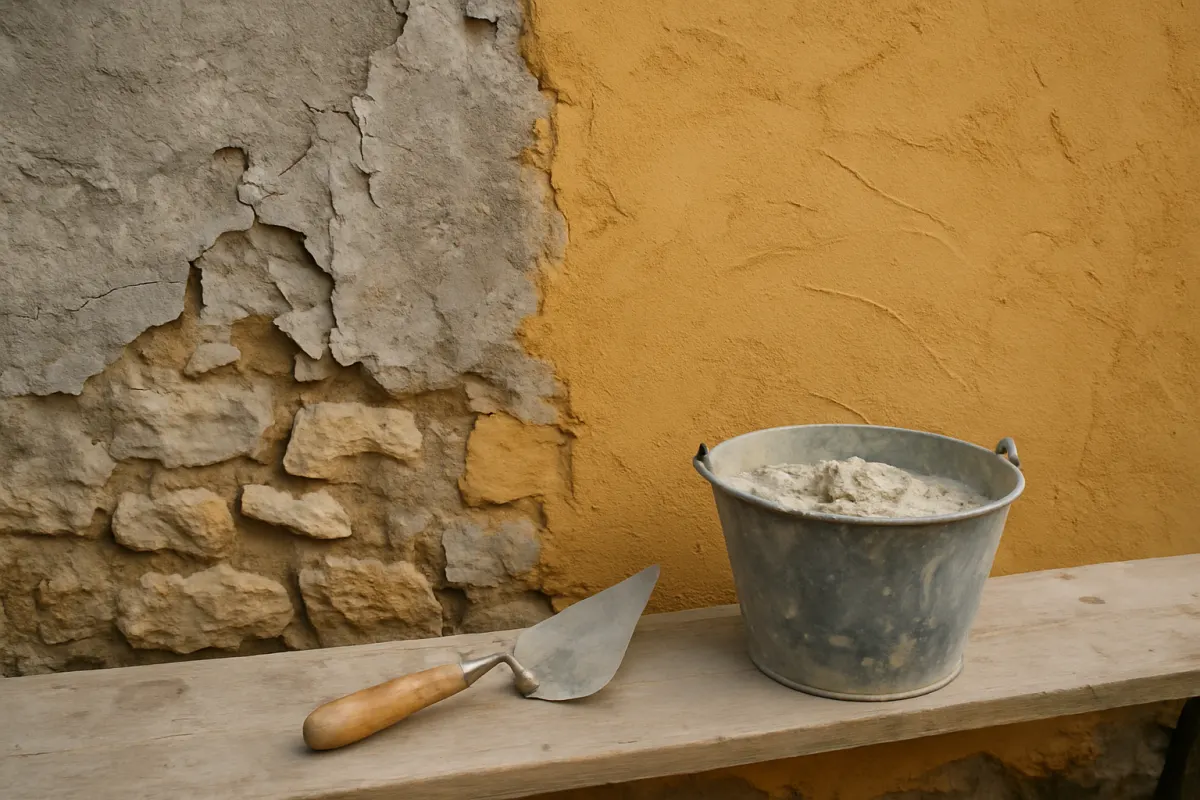 Enduit chaux ou ciment sur un mur ancien : lequel choisir et pourquoi