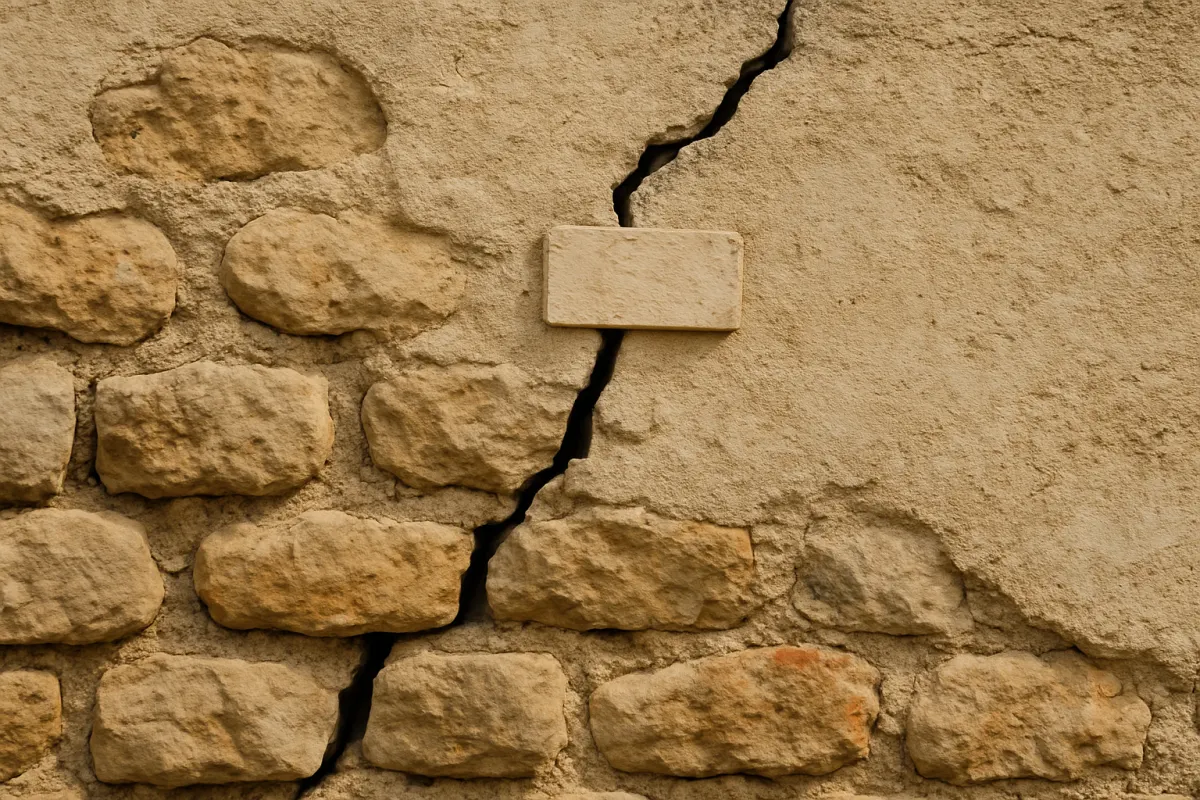 Fissure sur un mur de maison : quand s'inquiéter, et comment la lire vous-même