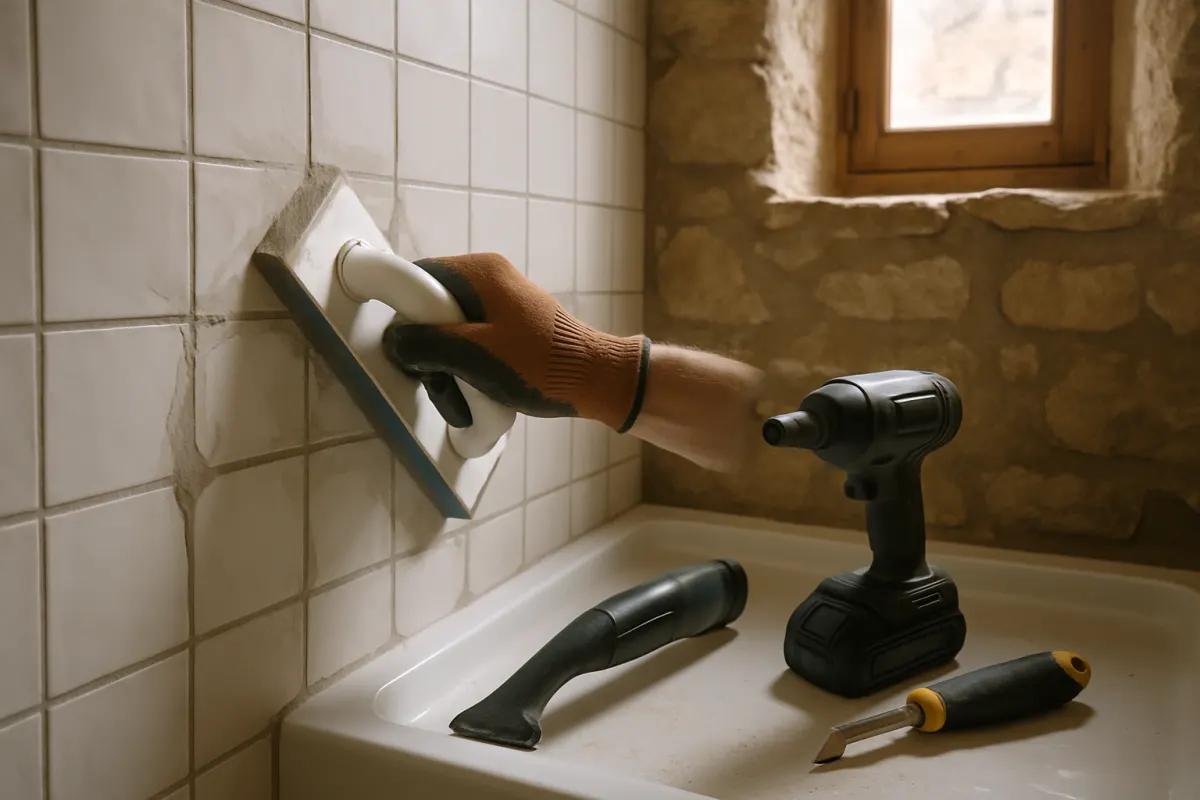 Joint carrelage salle de bain : ciment, époxy ou silicone, et quand le refaire