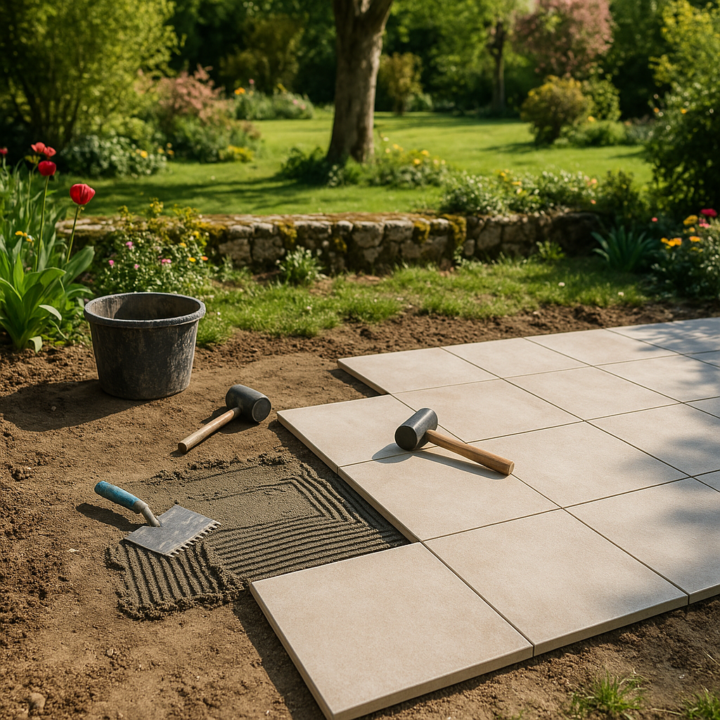 Les étapes clés pour réussir la pose de carrelage extérieur en Seine-et-Marne