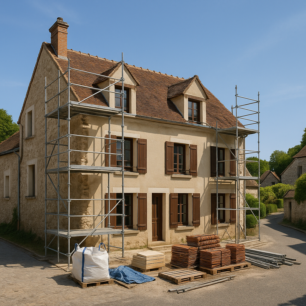 Ravalement de façade en Seine-et-Marne : Guide pour propriétaires à Nemours