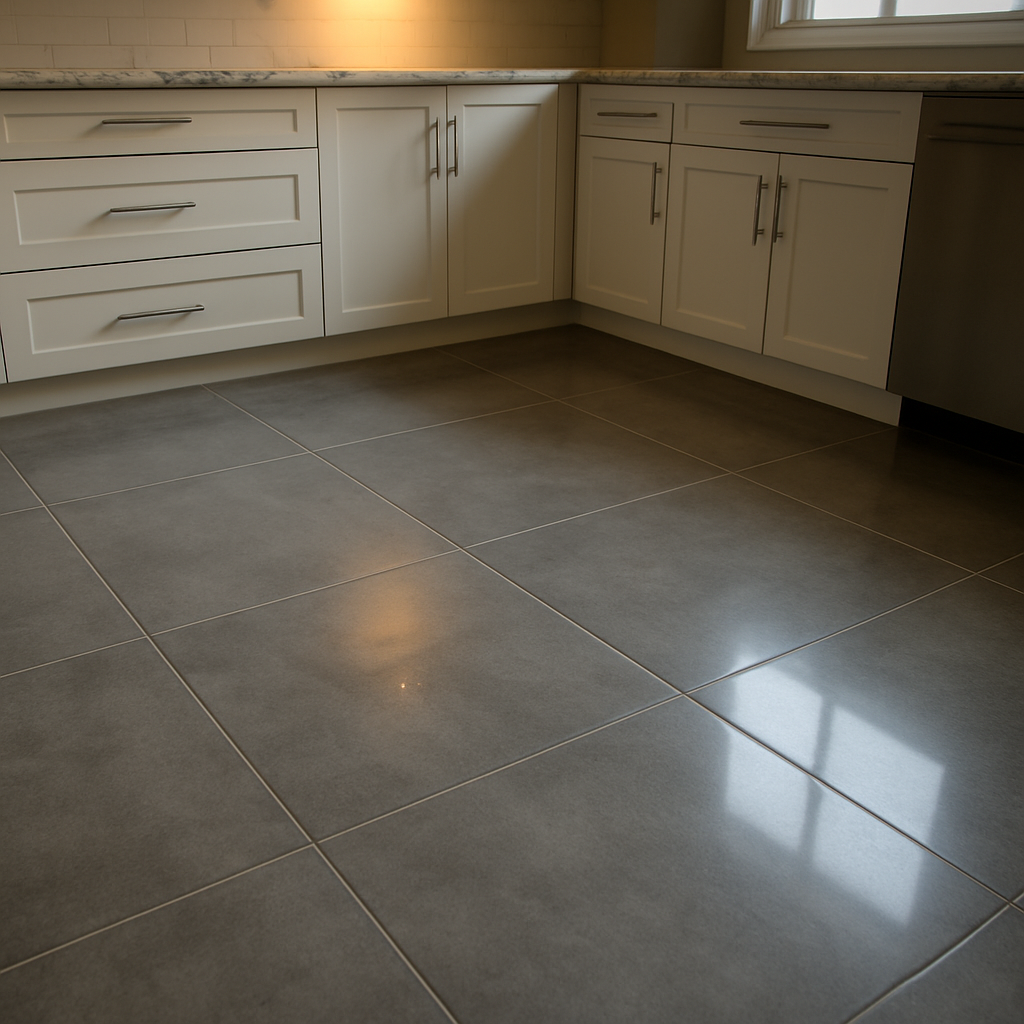 Pose de carrelage soignée par MJ Rénovation à Nemours