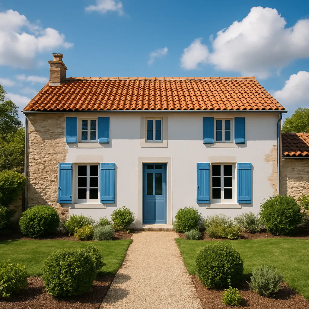 Artisan couvreur MJ Rénovation au travail près de Nemours